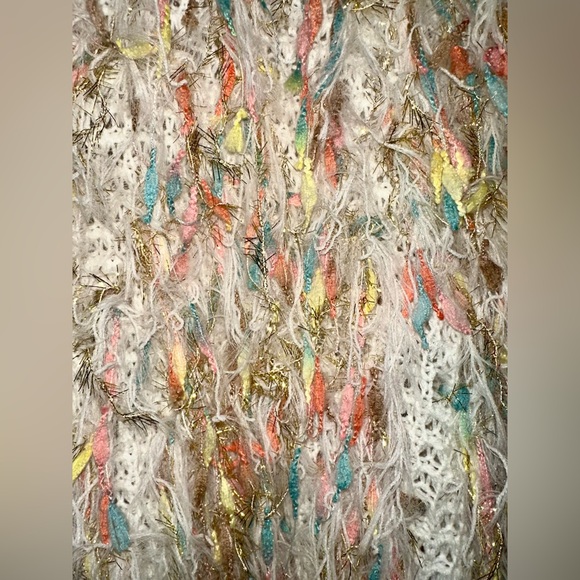 Colorful fluffy cardigan - Picture 3 of 4